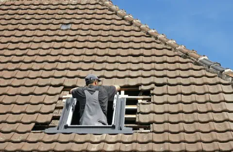 Pose de velux à Saubens